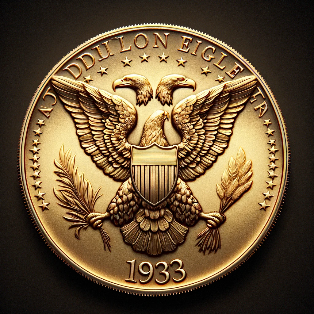 фото монеты Двойной Орел 1933 года