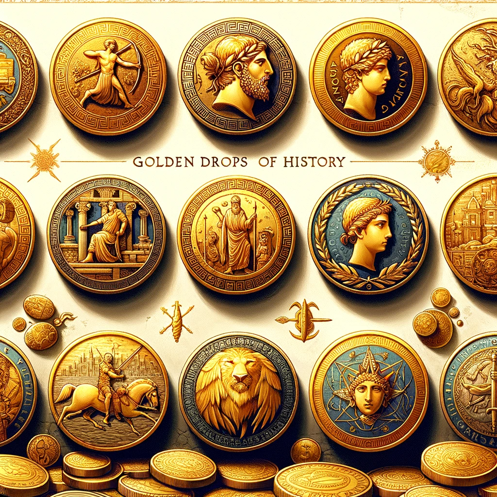 фото золотые монеты